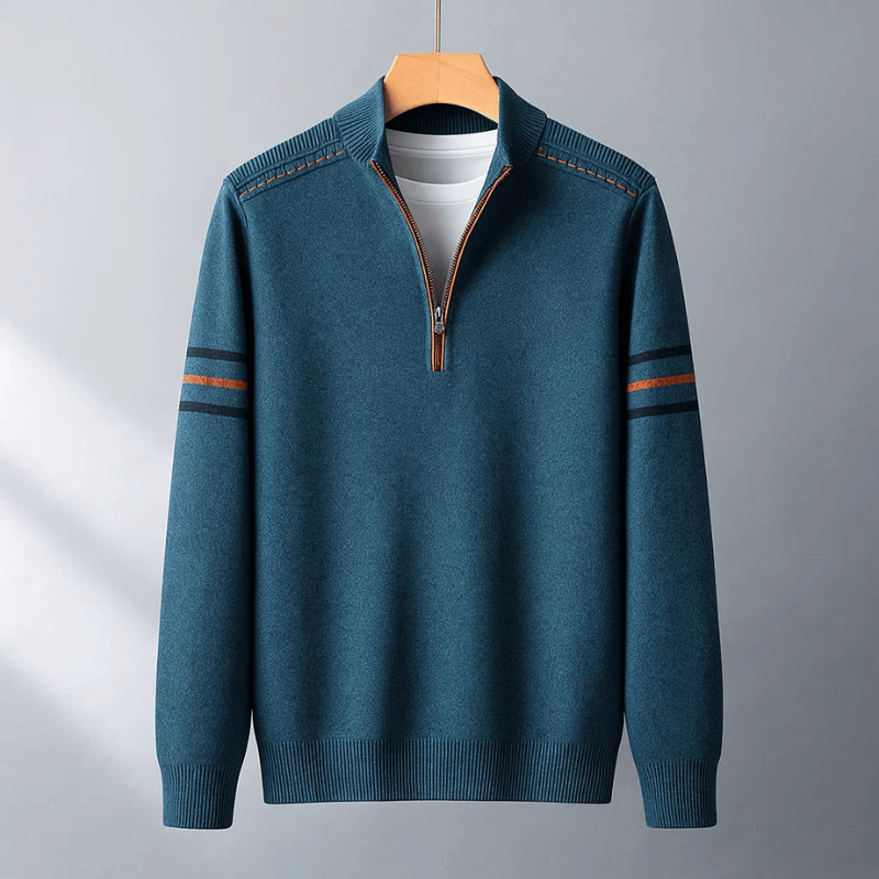 Elijah | Maglione Moderno a Mezzo Zip