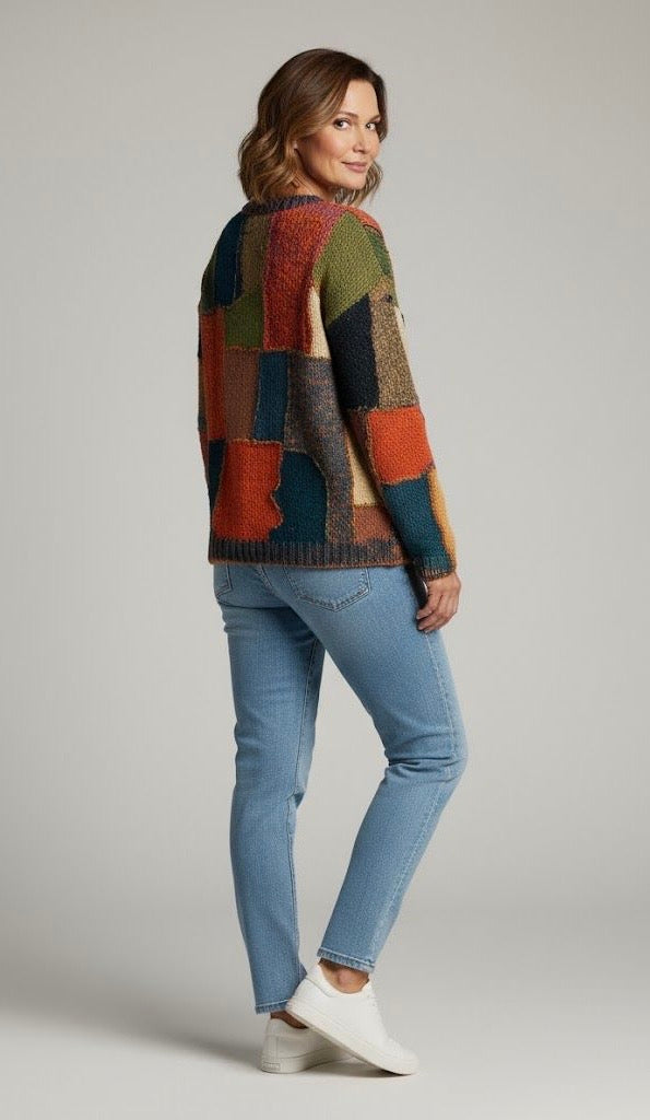 Mila™ | Maglione d'arte della moda femminile