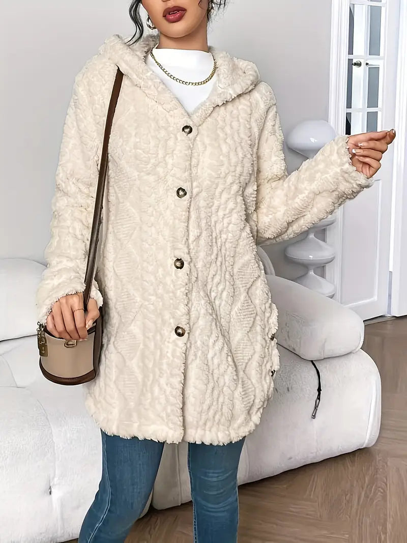 ANGELICA™|CARDIGAN CON CAPPUCCIO