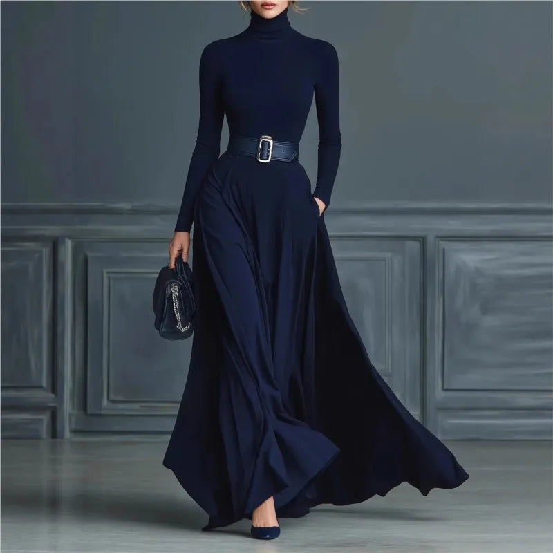Ana™ | Abito Eleganza Blu Notte