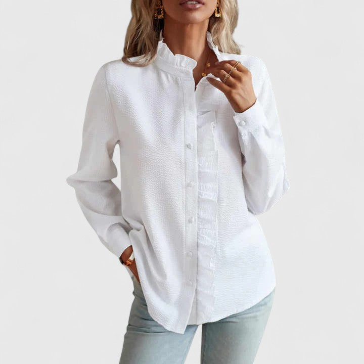 Yasmine | Sophisticated Long Sleeve Blouse